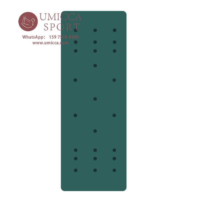 Sage Green Turquoise Stone Non Slip PU Natural Rubber Pilates Gym Yoga Mat