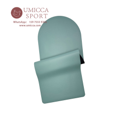 Sage Green Turquoise Stone Non Slip PU Natural Rubber Pilates Gym Yoga Mat