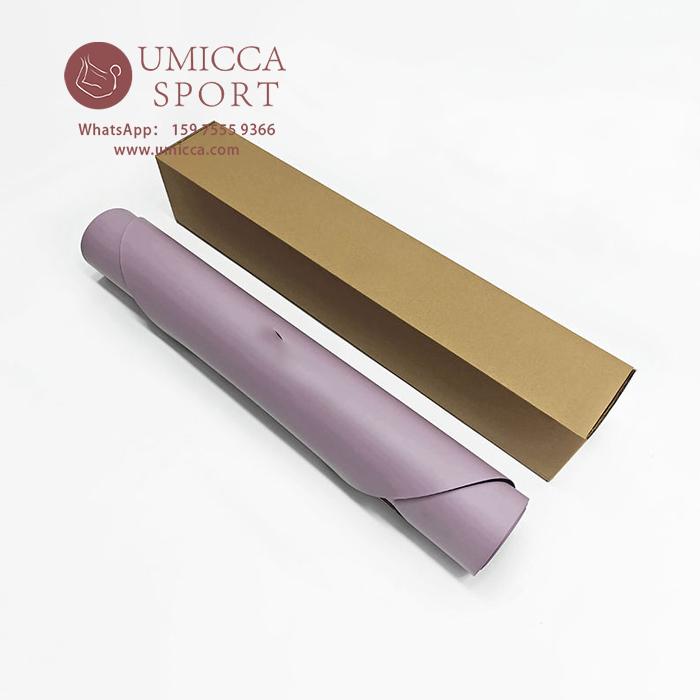 PU Leather Natural Rubber Yoga Mat