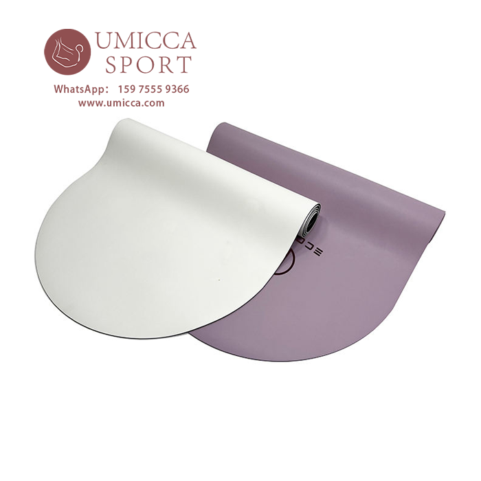 PU Leather Natural Rubber Yoga Mat