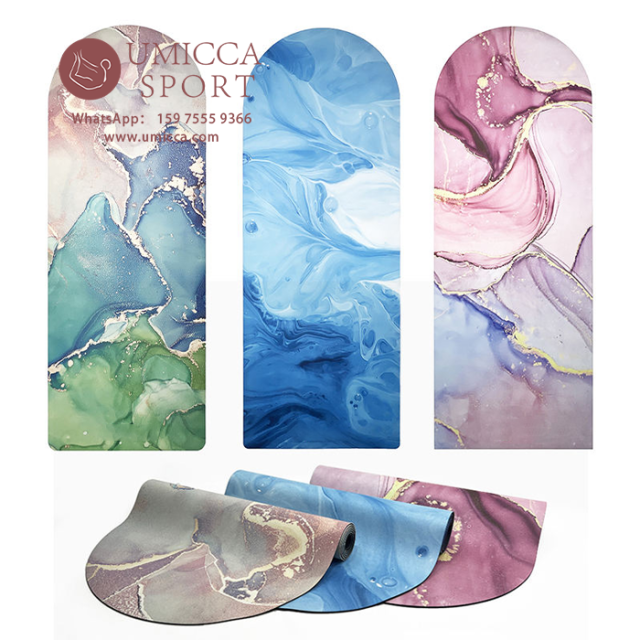 Oval Shape Arch Curve Yoga Mat