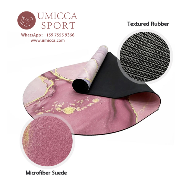 Oval Shape Arch Curve Yoga Mat