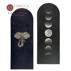 Eco Natural Rubber Custom Moon Phase Bottle Shape Oval Arched Curved Yoga Mats