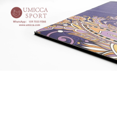 Microfiber Velvet Curved Arched Special Bottle Oval Shaped Yoga Mat