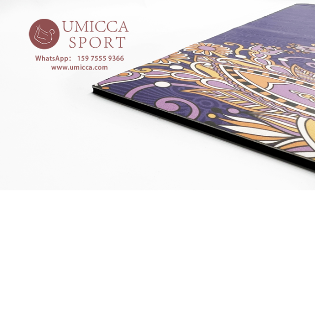 Microfiber Velvet Curved Arched Special Bottle Oval Shaped Yoga Mat