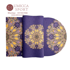 Microfiber Velvet Curved Arched Special Bottle Oval Shaped Yoga Mat