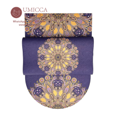 Microfiber Velvet Curved Arched Special Bottle Oval Shaped Yoga Mat