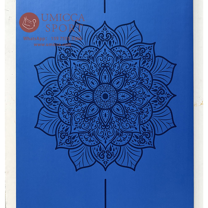 Matte Scrub Frost PU Natural Rubber Yoga Mat