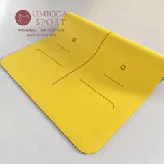 Matte Scrub Frost PU Natural Rubber Yoga Mat