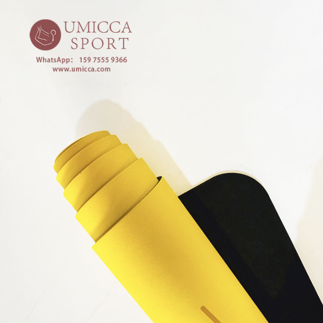 Matte Scrub Frost PU Natural Rubber Yoga Mat