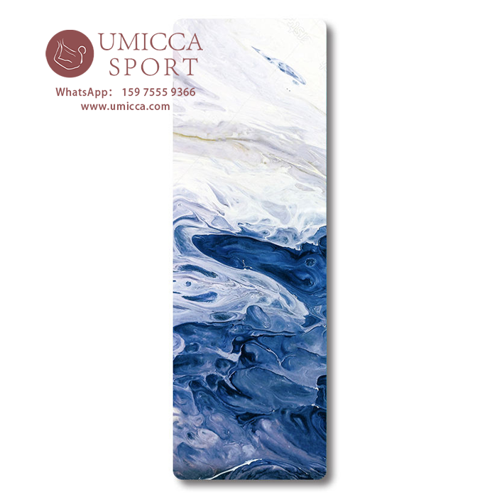 Rubber Slip-Resistant Printed Beautiful Design Yoga Mat