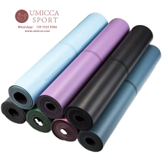 Custom Printed PU Rubber Yoga Mat Manufacturer