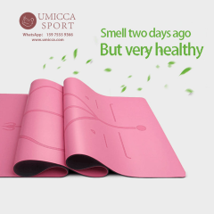 Custom Printed PU Rubber Yoga Mat Manufacturer