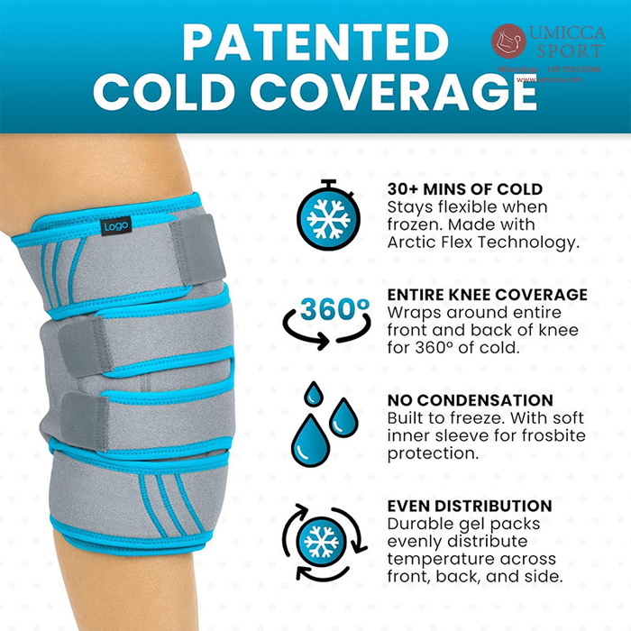 Precision-Fit Patella Knee Strap with Four Compression Straps — UMICCA Factory Customization