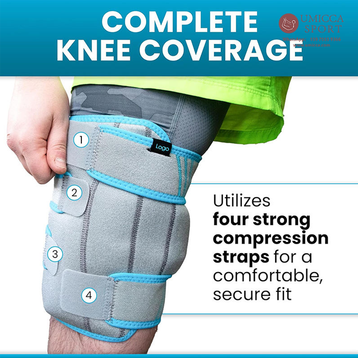Precision-Fit Patella Knee Strap with Four Compression Straps — UMICCA Factory Customization