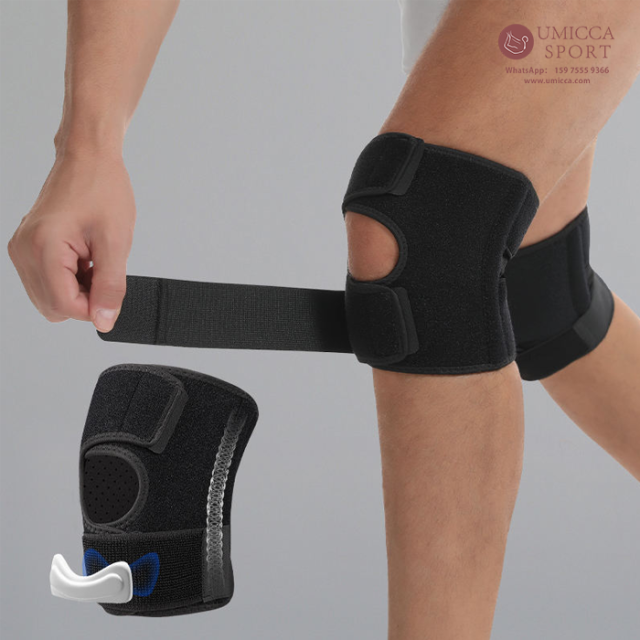 UMICCA Professional Knee Brace: Features a Patellar Pad and Breathable Perforated Fabric