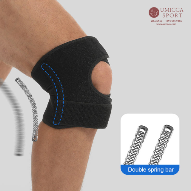 UMICCA Professional Knee Brace: Features a Patellar Pad and Breathable Perforated Fabric