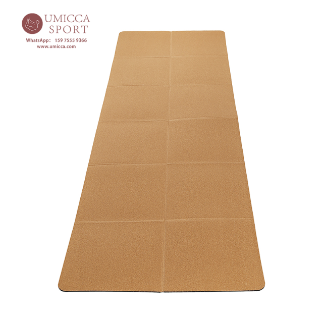Wholesale Foldable Cork TPE Yoga Mat | Custom Eco-Friendly Yoga Mat Manufacturer – Umicca