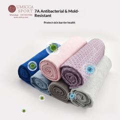 Custom 183cm Non-Slip Yoga Mat Towel | Absorbent Silicone Grip Yoga Towel OEM & ODM Supplier – Umicca
