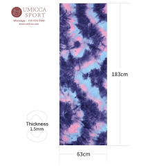 Custom Tie Dye Microfiber Yoga Towel | Non-Slip Hot Yoga Towel OEM & ODM Supplier – Umicca