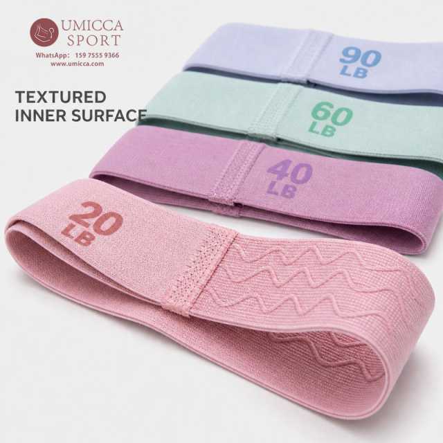 Wholesale Fabric Glute Resistance Bands | Non-Slip Hip Loop Bands Manufacturer – Umicca
