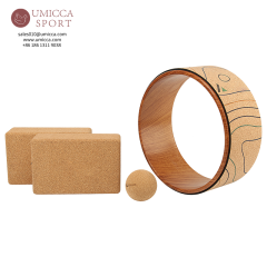 Wholesale Cork Yoga Wheel Set | Custom Logo Cork & Rubber Yoga Wheel Manufacturer – Umicca