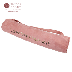 Wholesale Suede Yoga Mat Bag | Custom Logo Yoga Mat Carry Bag Manufacturer – Umicca