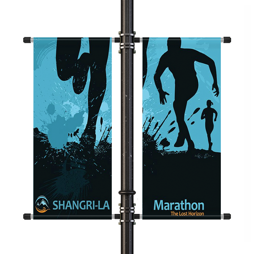 Double Street Banners,PDYEAR GROUP,China wholesale cheap street banner,street flags,pole flags,pole banners,street flagpole,portable stand,retractable stands manufacturer