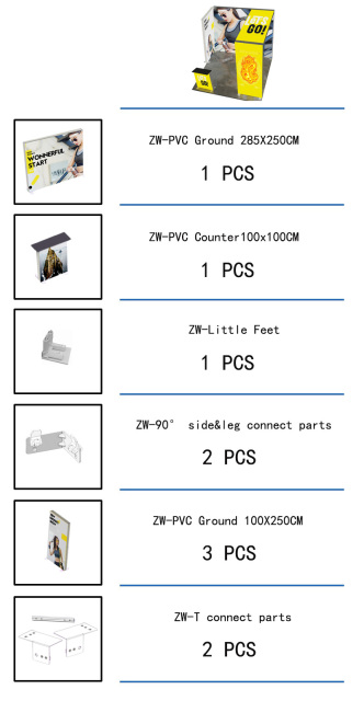 PVC LED Lightbox Exhibition Booth A
