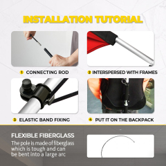 Backpack Banner - Teardrop,PDYEAR GROUP,Backpack Banner - Teardrop