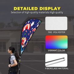 Backpack Banner - Teardrop,PDYEAR GROUP,Backpack Banner - Teardrop