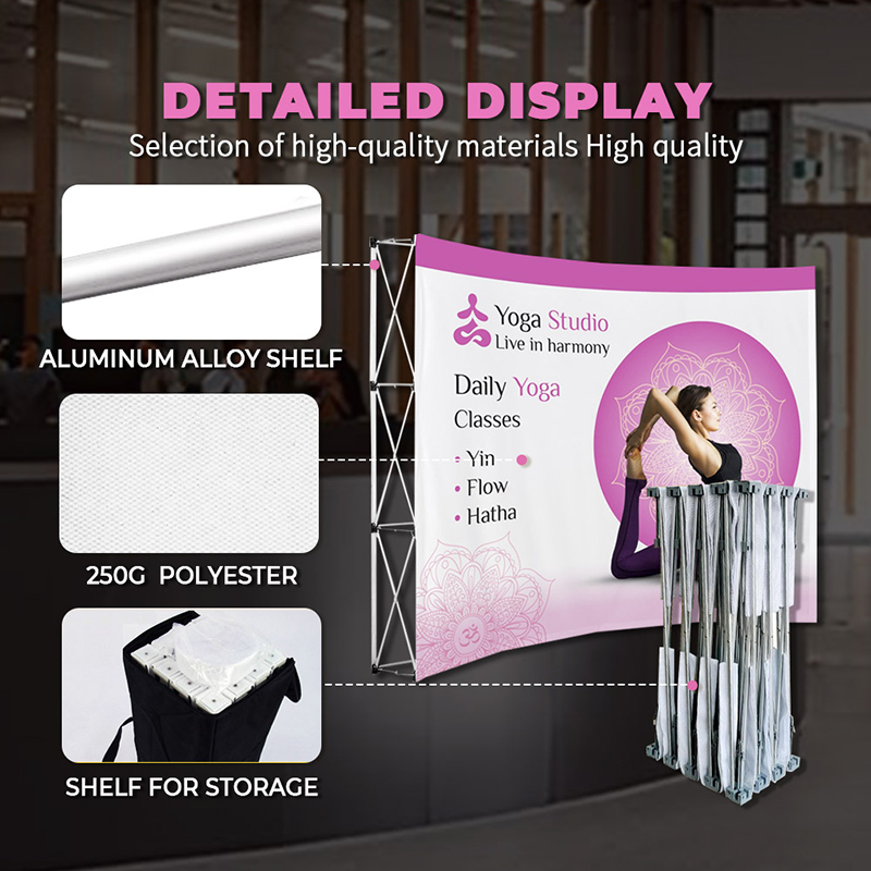Portable Curve pop up display stands backdrop,PDYEAR GROUP,Portable Curve pop up display stands backdrop