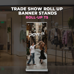 Aluminium roll up displays Roll-Up T5,PDYEAR GROUP,China wholesale cheap roll up banner,display stands,roll up banner stands,roll up display,banner stands,portable stand,retractable stands manufacturer