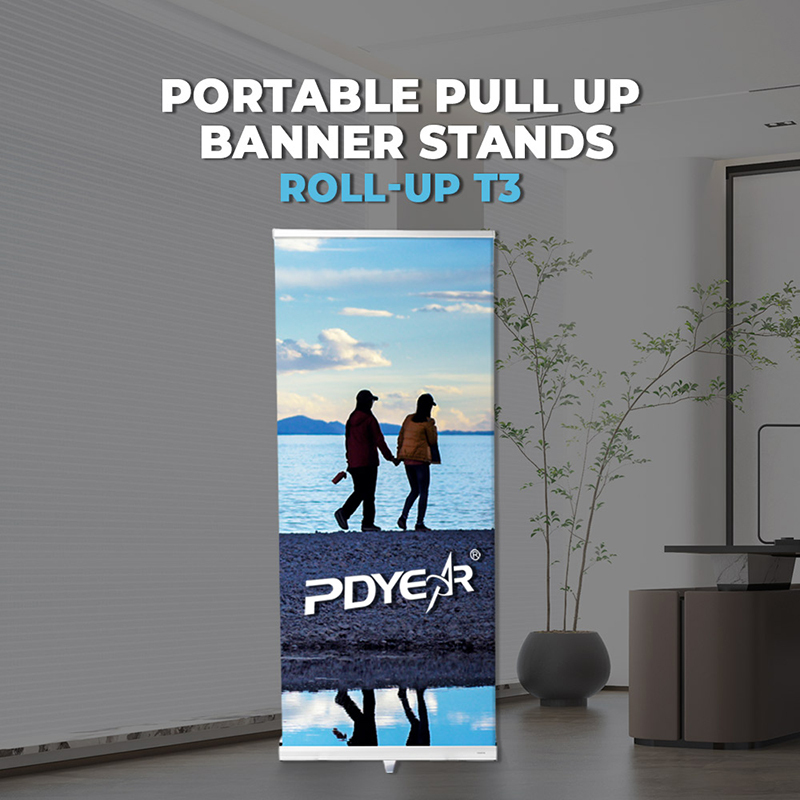 Aluminium Roll up banner Roll-Up T3,PDYEAR GROUP,China wholesale cheap roll up banner,display stands,roll up banner stands,roll up display,banner stands,portable stand,retractable stands manufacturer