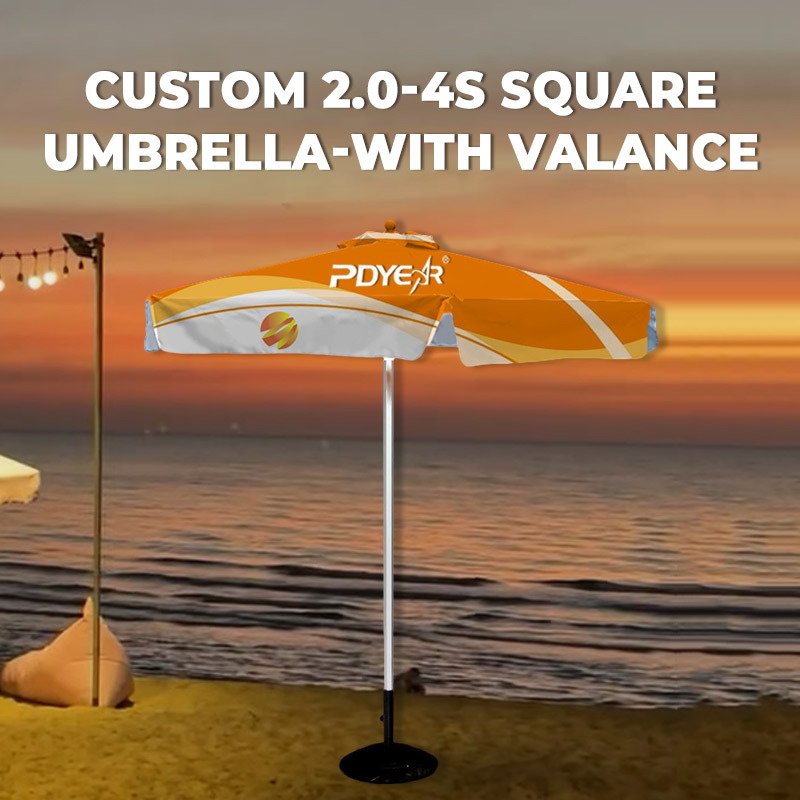 Custom Square Umbrella With Valance  2.0-4S,PDYEAR GROUP,Custom Square Umbrella With Valance  2.0-4S
