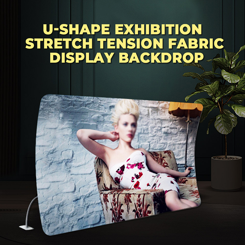 U-Shape Exhibition Tension Fabric Display Backdrop,PDYEAR GROUP,U-Shape Exhibition Tension Fabric Display Backdrop