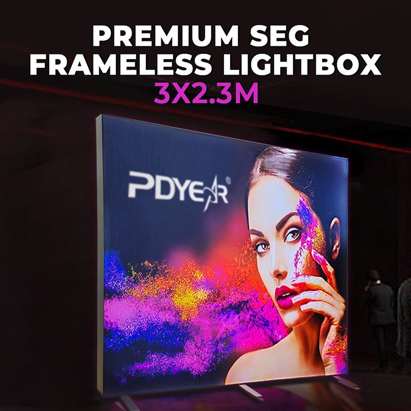Premium SEG Frameless Lightbox 3x2.3M,PDYEAR GROUP,Premium SEG Frameless Lightbox 3x2.3M