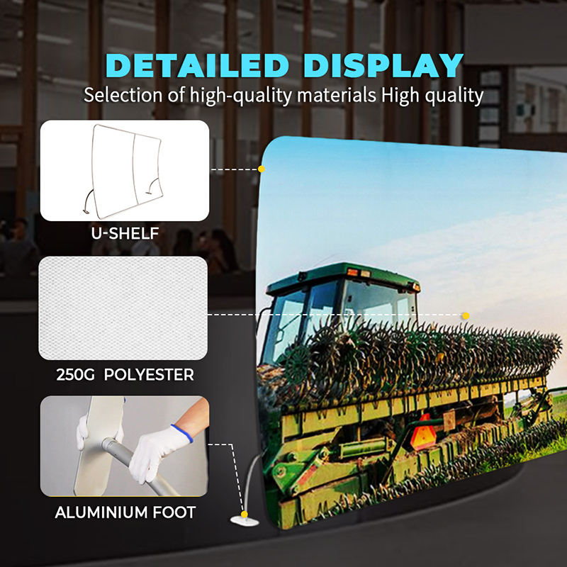 U-Shape Exhibition Tension Fabric Display Backdrop,PDYEAR GROUP,U-Shape Exhibition Tension Fabric Display Backdrop