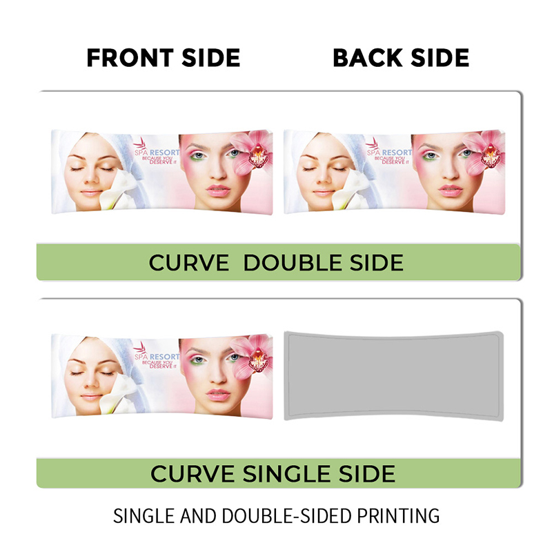 Tradeshow Curve Tension Fabric Display Backdrop,PDYEAR GROUP,Tradeshow Curve Tension Fabric Display Backdrop