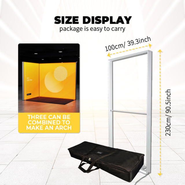 Premium SEG Frameless Lightbox 1x2.3M,PDYEAR GROUP,