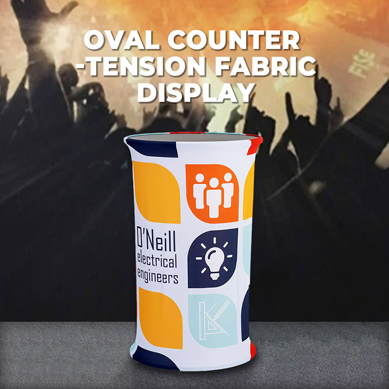 Oval Counter - Tension Fabric Display,PDYEAR GROUP,Oval Counter - Tension Fabric Display