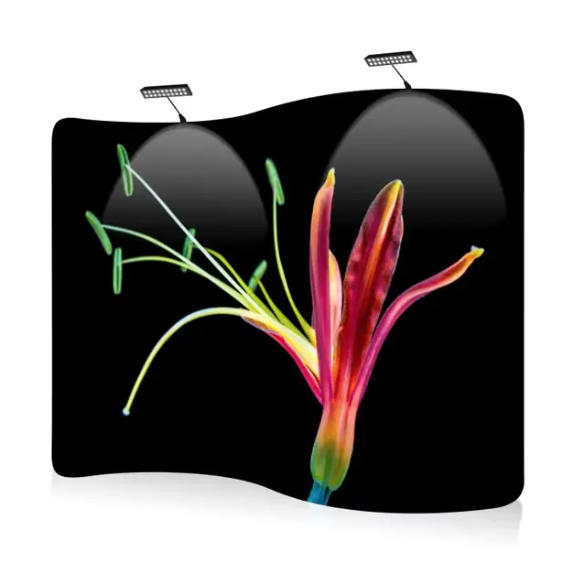 Curve tension fabric display,上海匹帝展示服务有限公司,