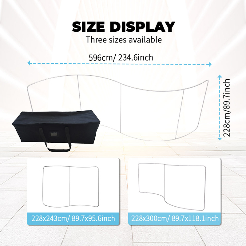 S-Shape Tension Fabric Display,PDYEAR GROUP,S-Shape Tension Fabric Display