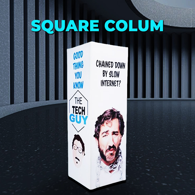 Square Column-Tension Fabric Display,PDYEAR GROUP,Square Column-Tension Fabric Display