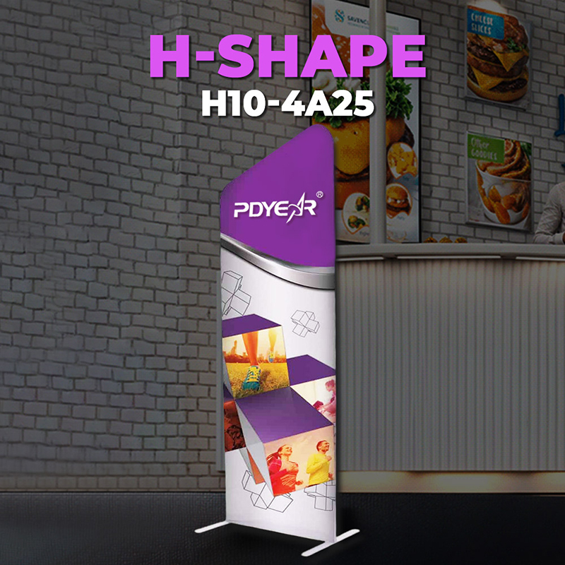 H-Shape-H10-4A25 -1M Tension Fabric Display,PDYEAR GROUP,H-Shape-H10-4A25 -1M Tension Fabric Display