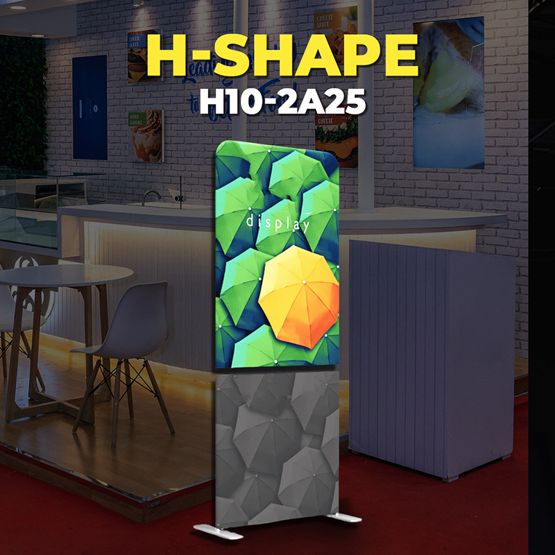 H-Shape-H10-2A25 -1M Tension Fabric Display,PDYEAR GROUP,H-Shape-H10-2A25 -1M Tension Fabric Display