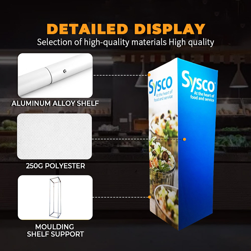 Square Column-Tension Fabric Display,PDYEAR GROUP,Square Column-Tension Fabric Display