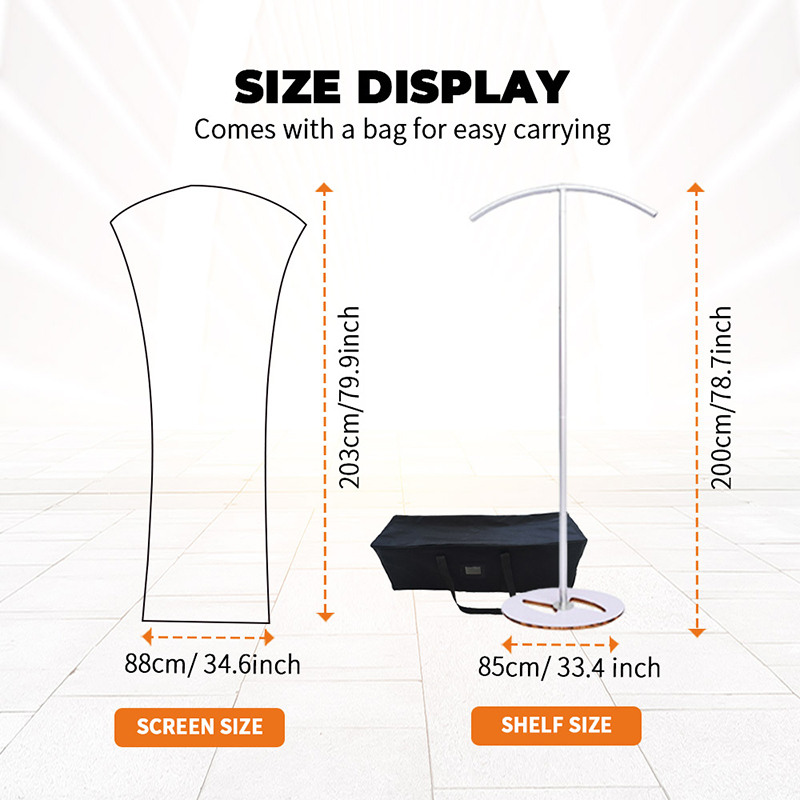 Tower Stand (curve)- tension fabric display,PDYEAR GROUP,Tower Stand (curve)- tension fabric display