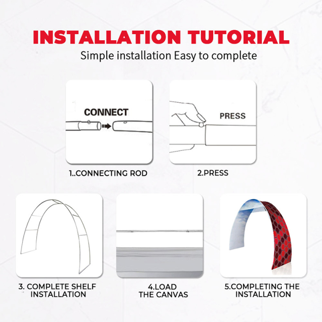 弧型拱门,上海匹帝展示服务有限公司,