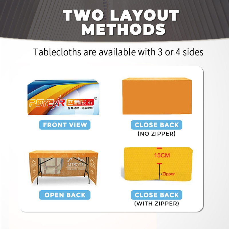 Custom trade show print Fitted Table Cloths & Table throws,PDYEAR GROUP,Custom trade show print Fitted Table Cloths & Table throws